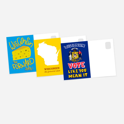 Wisconsin Postcards to Voters
