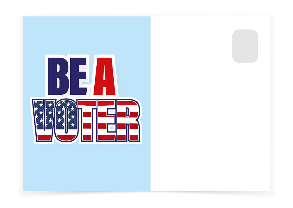 Be a Voter - Flag Font