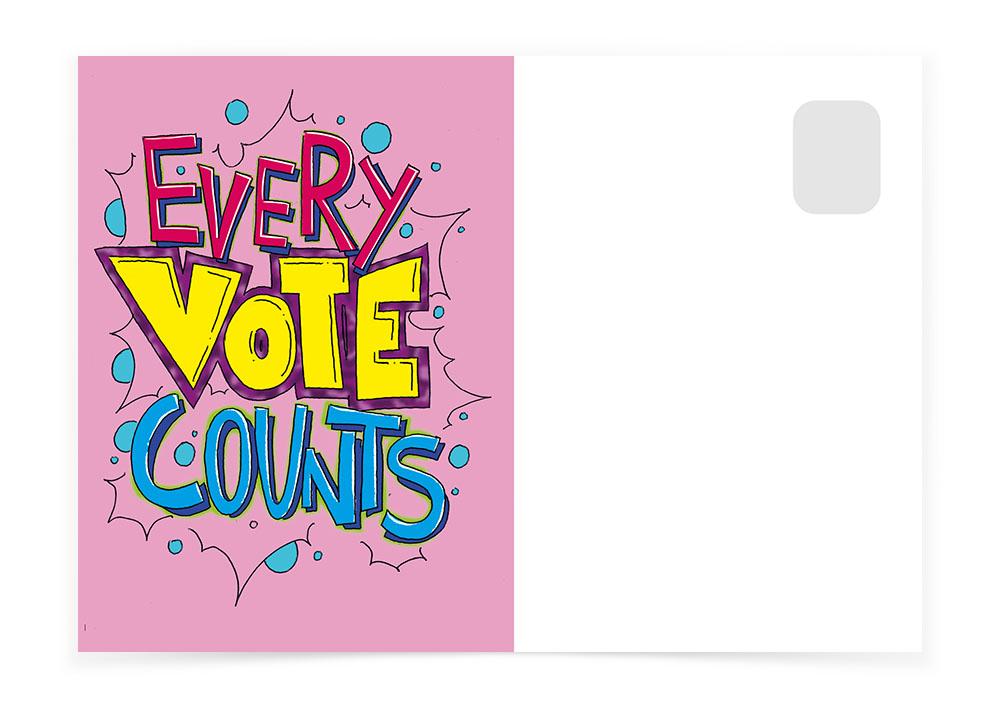 Every Vote Counts - Pink