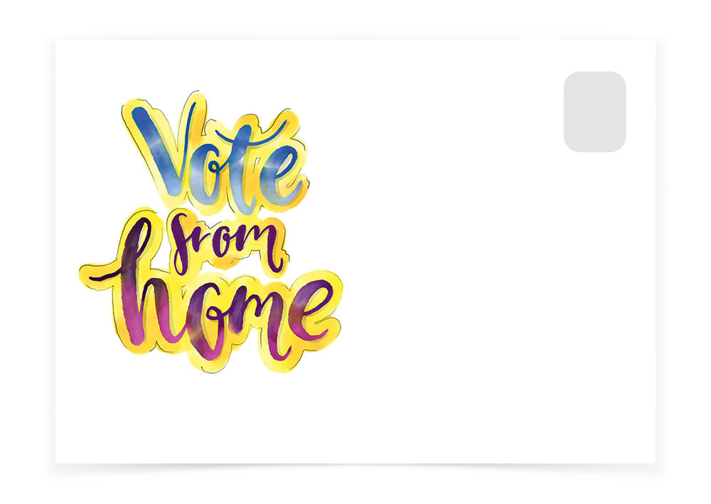 Vote from Home - Watercolor