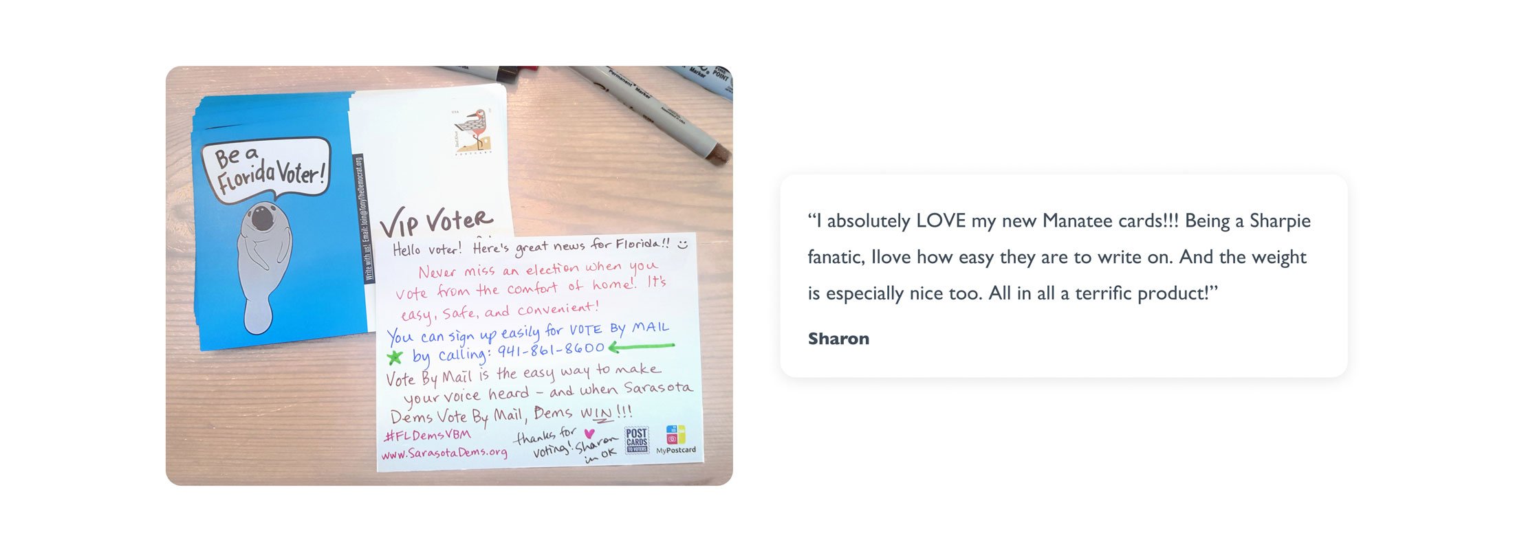 postcards to voters florida