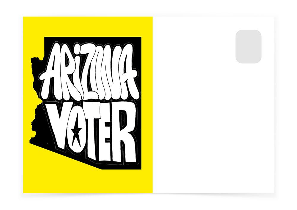 Postcards to Voters - Arizona - Map