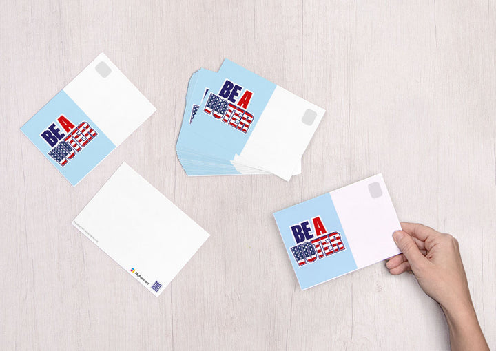 Be a Voter - Flag Font