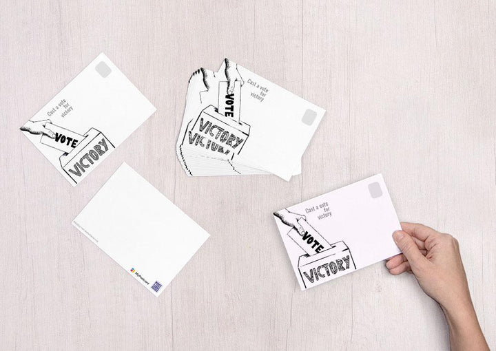 CAST A VOTE FOR VICTORY - Postcards to Voters