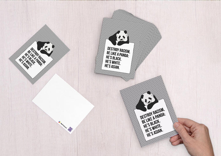 Destroy Racism Postcard