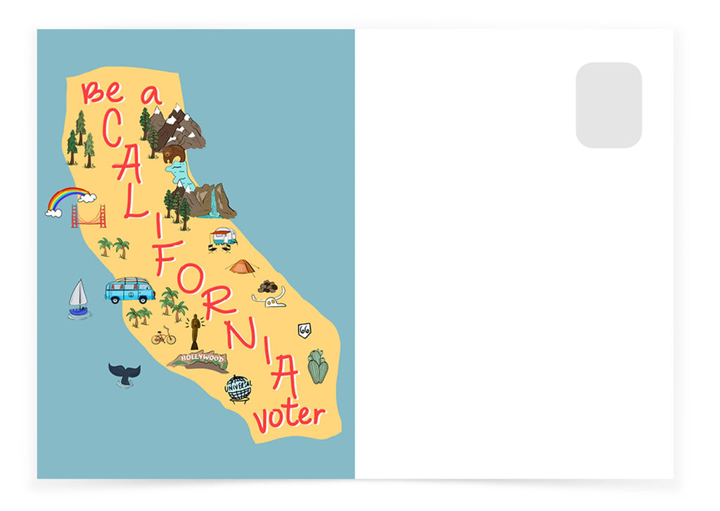 Postcards to Voters - California - Map