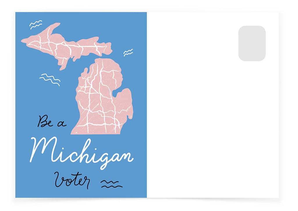 Postcards to Voters - Michigan - Map