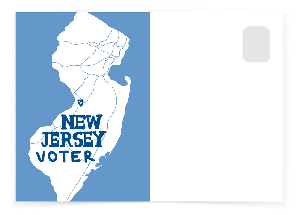 Postcards to Voters - New Jersey - Blue
