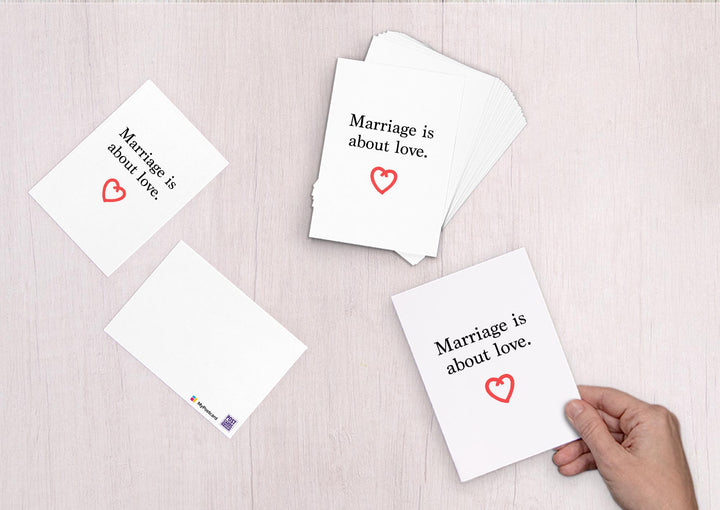 Marriage is about love