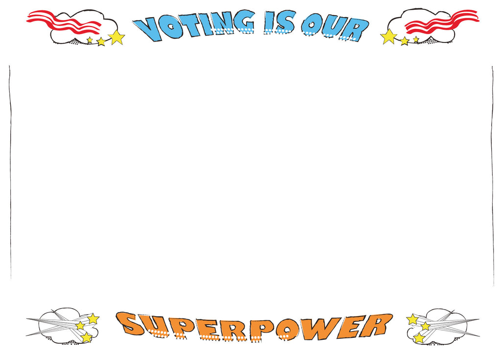 Volunteer Natasha Poppe - Voting is our superpower
