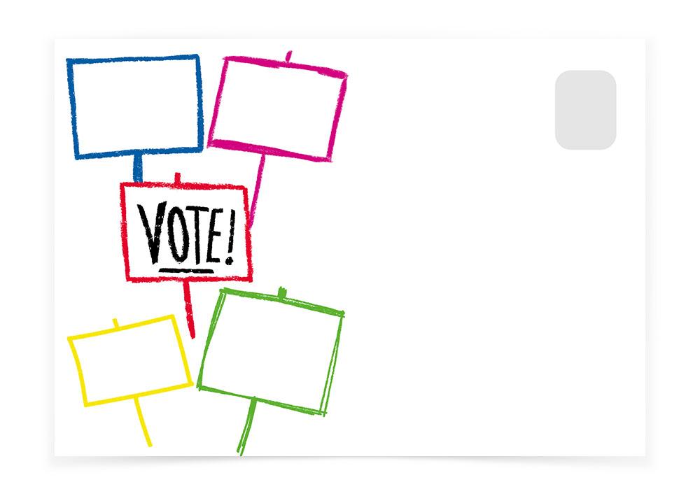 SIGNS (SET OF 100) - Postcards to Voters