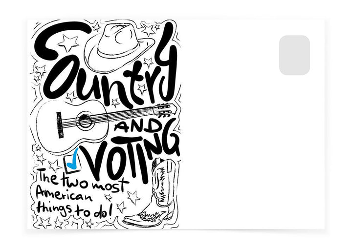 Tennessee - Country and Voting - Postcards to Voters