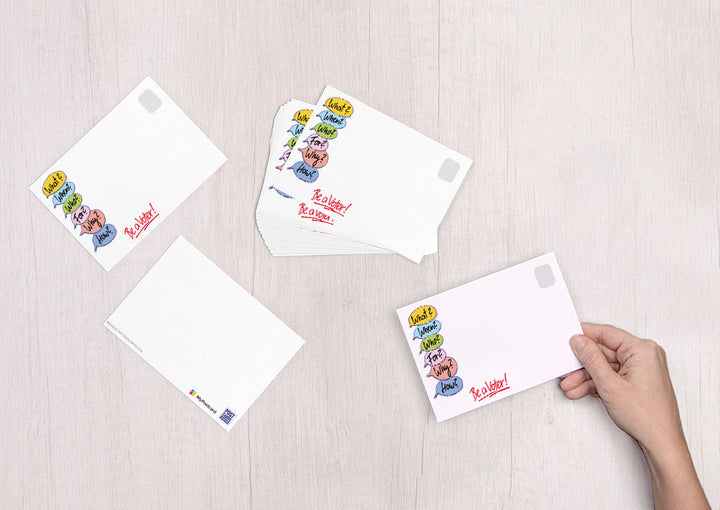 Vote Questionnaire Bubbles - Postcards to Voters