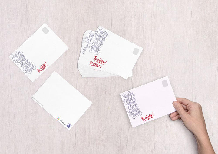 Vote Questionnaire Sketch - Postcards to Voters