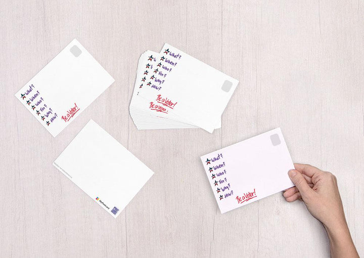 Vote Questionnaire Stars - Postcards to Voters